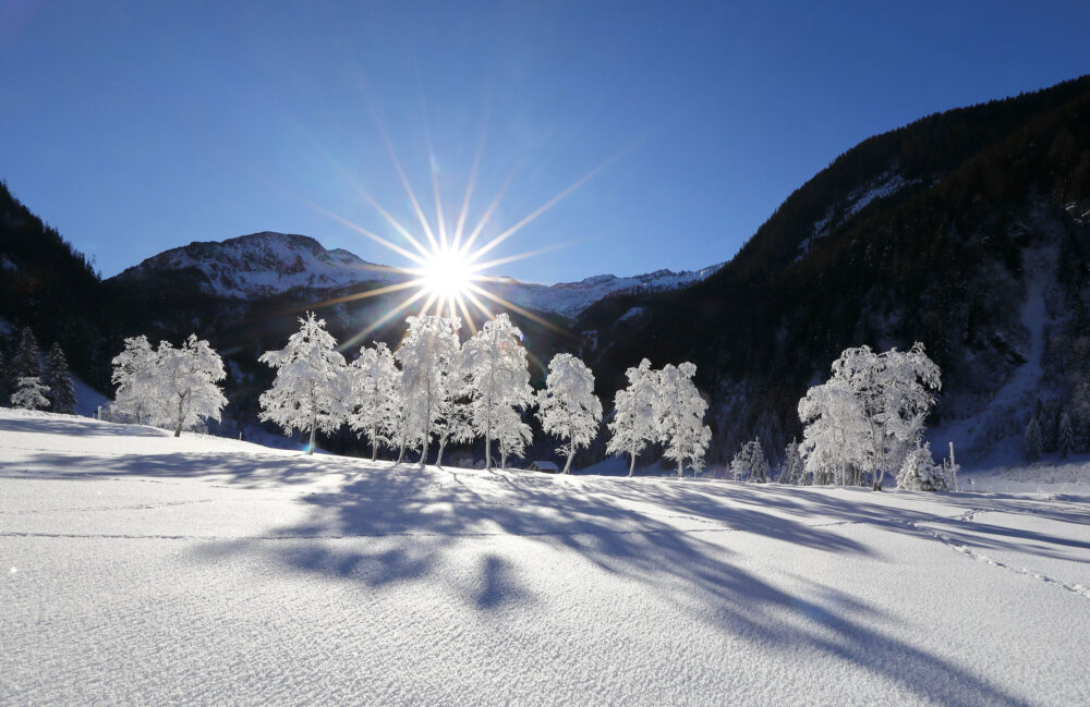Winter im Talschluss des Bergsteigerdorfes Hüttschlag