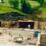 Bau Talstation Panoramabahn 05.06.1990