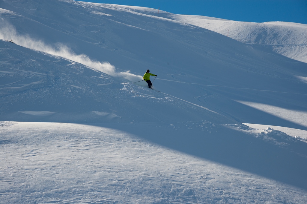 Berglandgebiet - Der Schnee staubt und die Sunn scheint - frei nach Wolfgang Ambros
