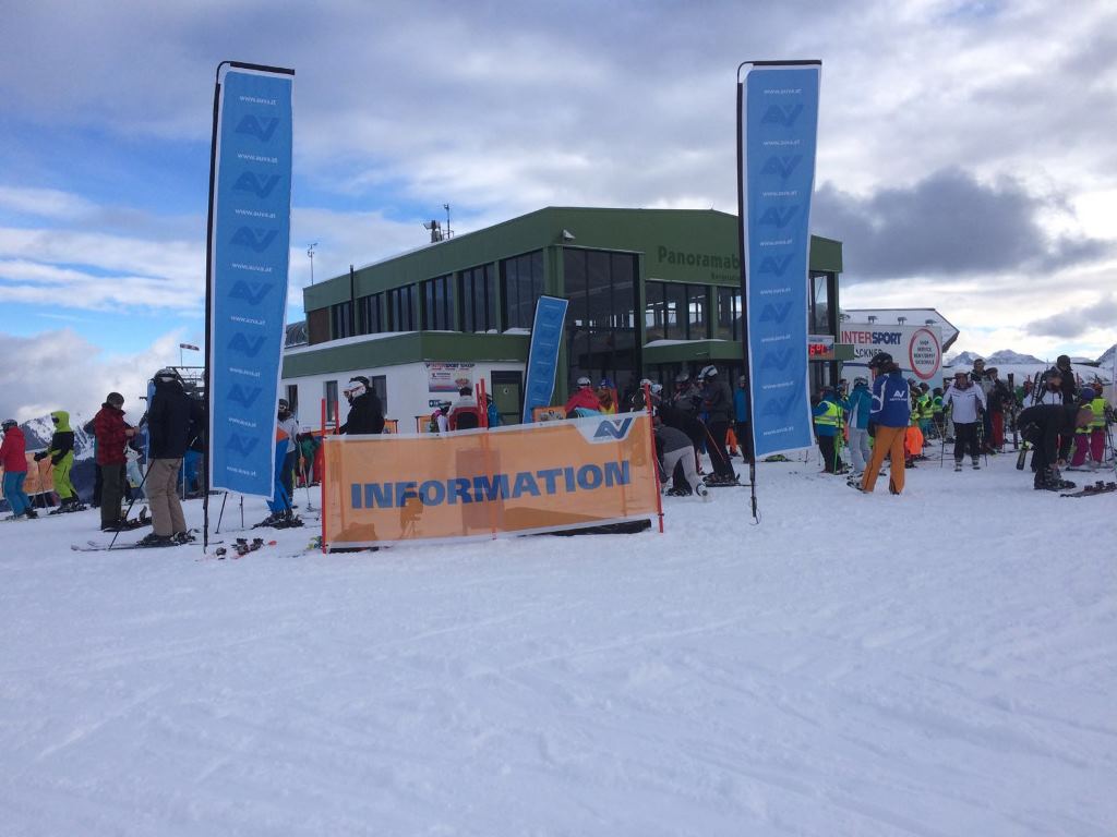 Das Zentrum des Skisicherheitstages - Bergstation Panoramabahn Großarltal