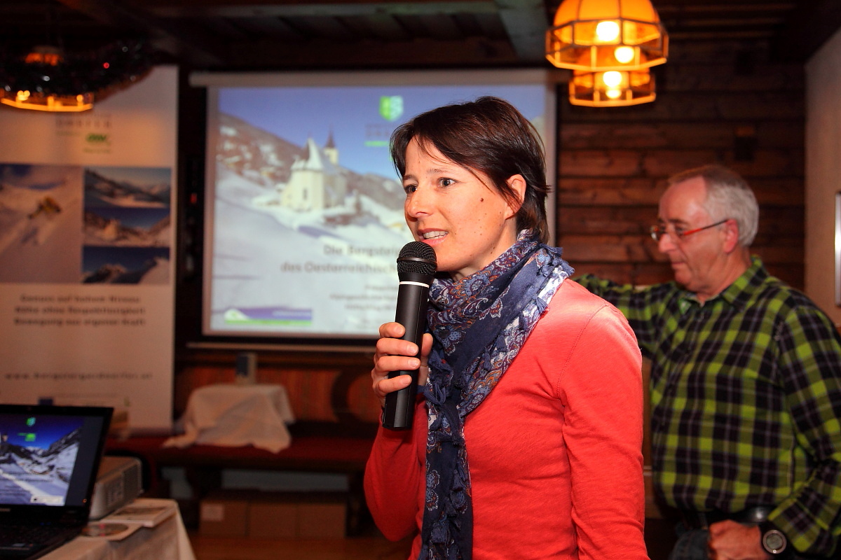 Christina Schwann, Projektpräsentation Bergsteigerdörfer