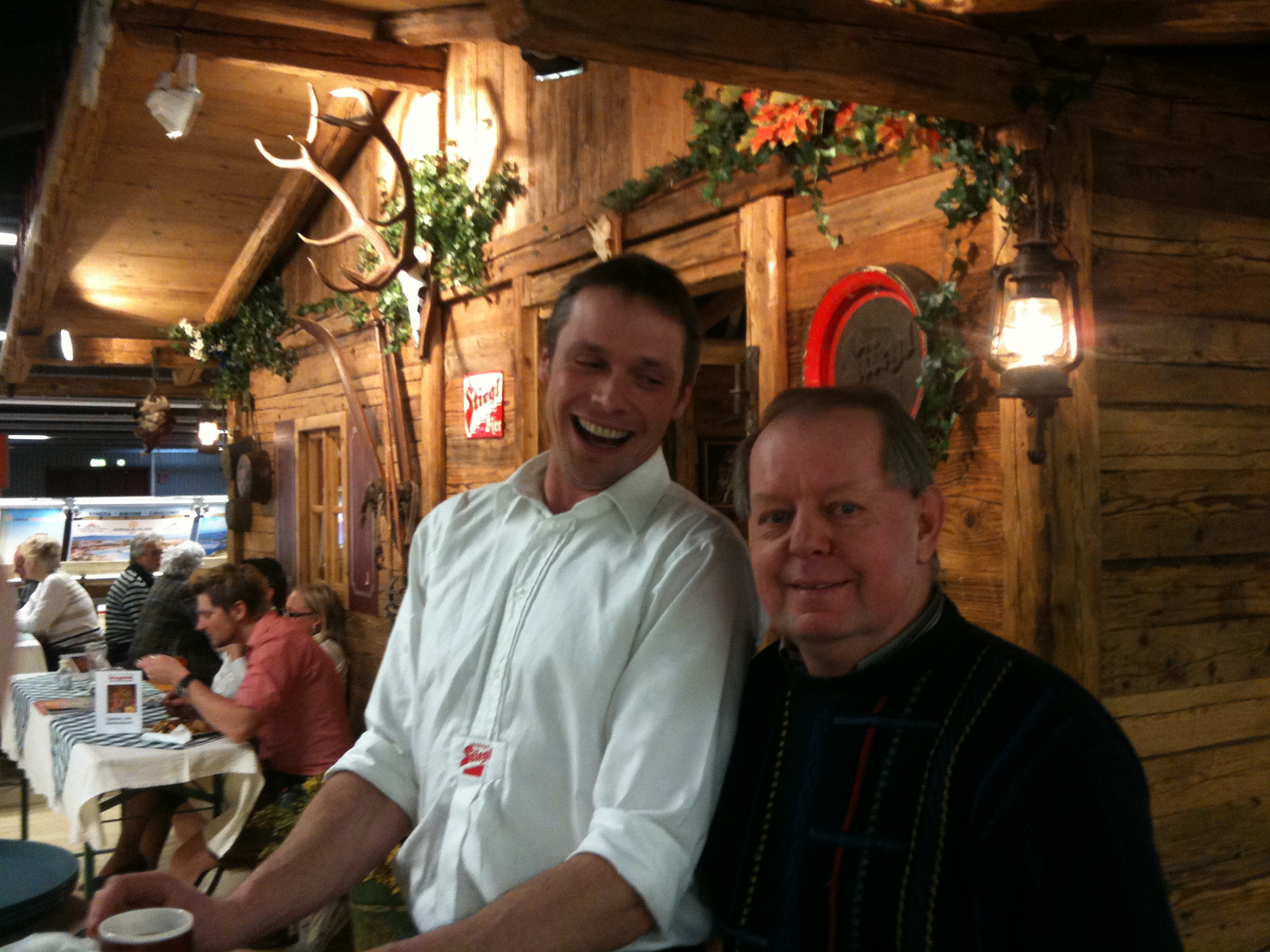 Paul und Ingo auf der Stiegl-Alm