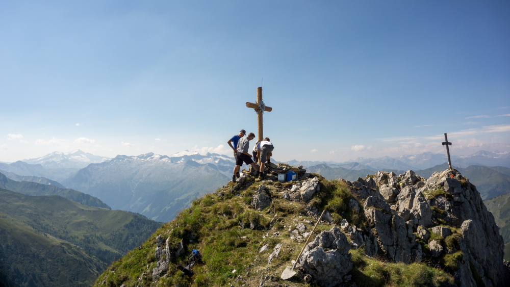 Die "Aufsteller" am Draugstein