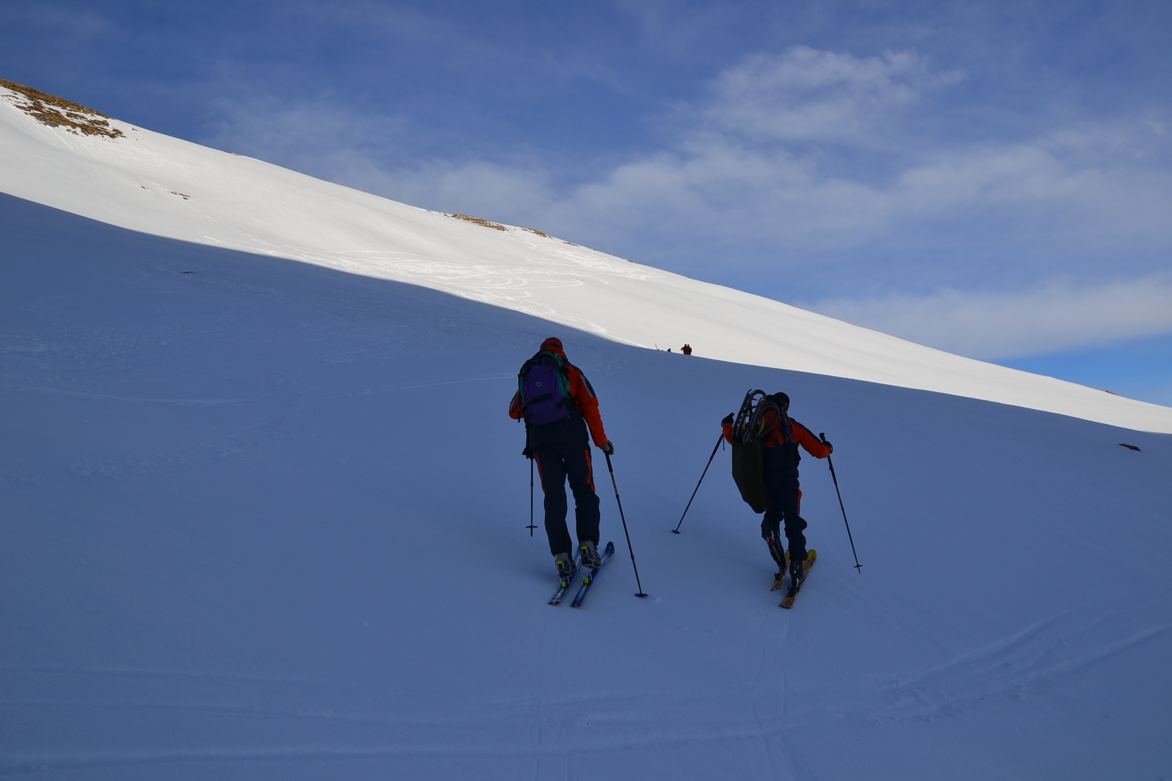 Aufstieg zum Verletzten