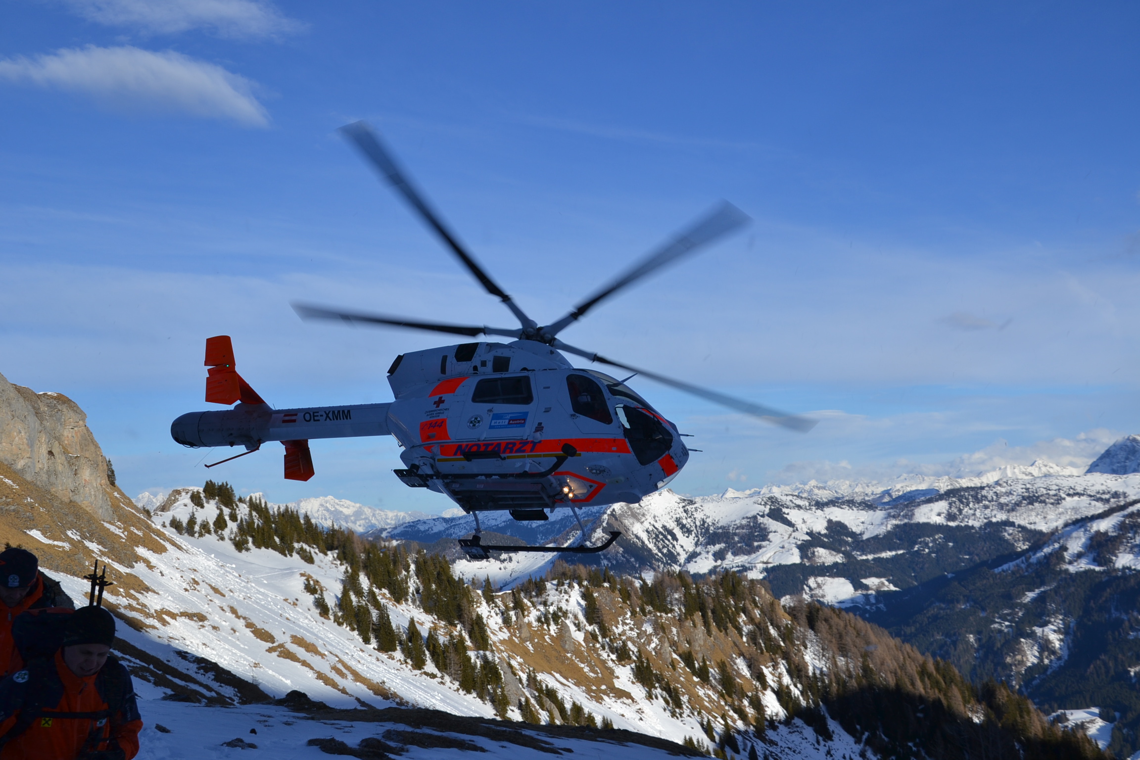 ...und ab geht's Richtung Tal