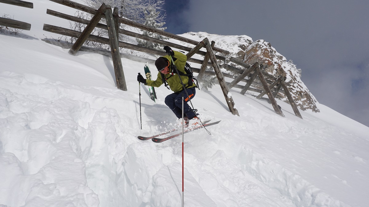 Das ist auch eine Möglichkeit die Schwachschicht festzustellen