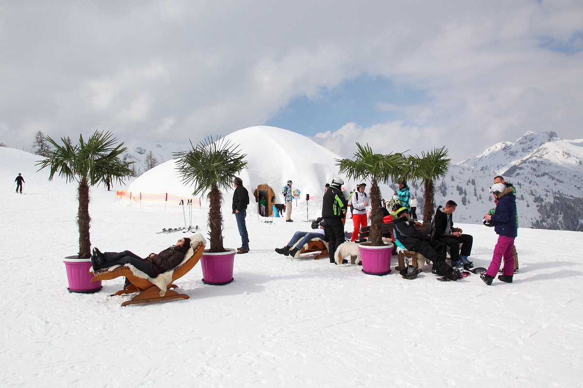 Kurze Pause nach dem Rennen, dann gehts los mit dem Ladyguiden