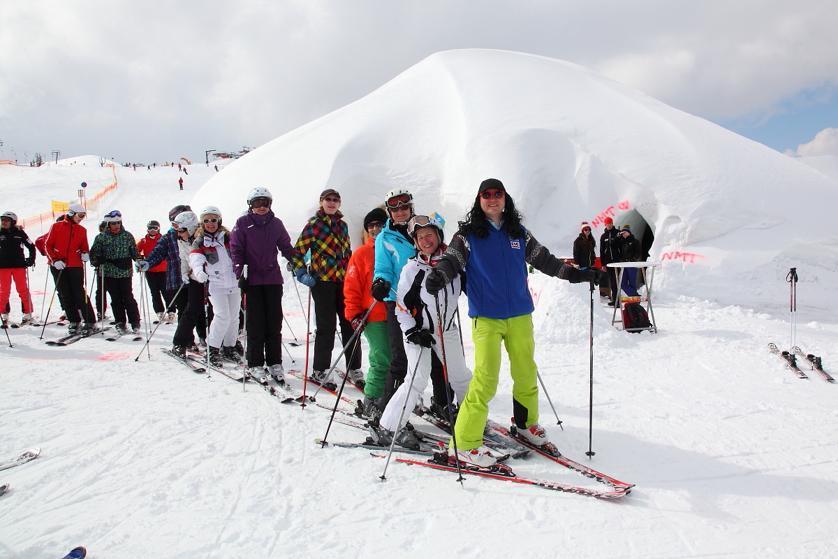 Auch diese Gruppe ist bereit zum Ladyguiden
