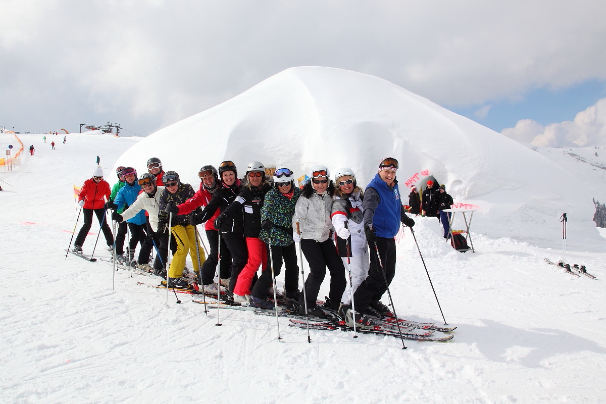 Auch diese Gruppe ist bereit zum Ladyguiden