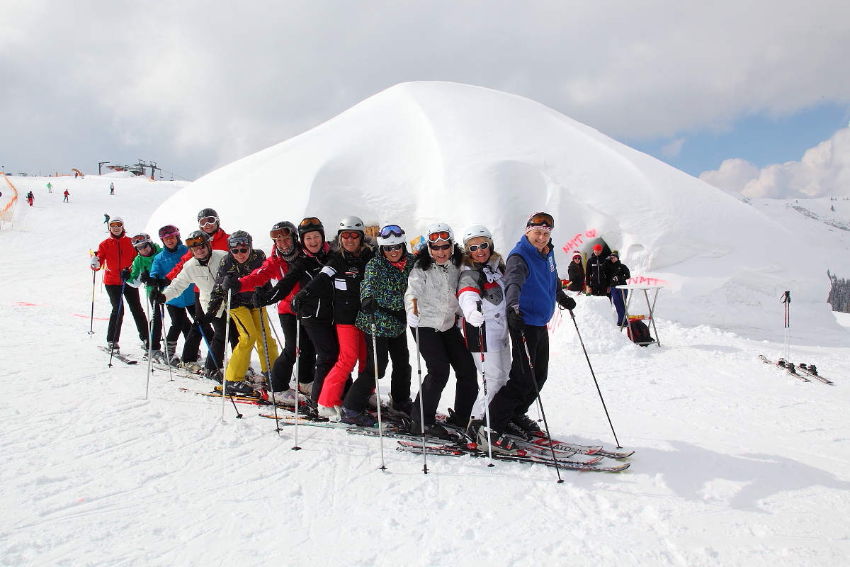 Auch diese Gruppe ist bereit zum Ladyguiden