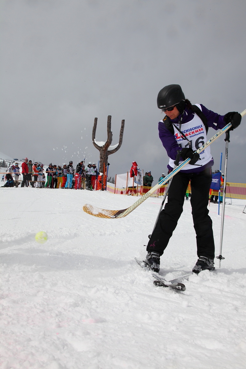 Auch Eishockey war für das Happy Power Lady Race notwendig