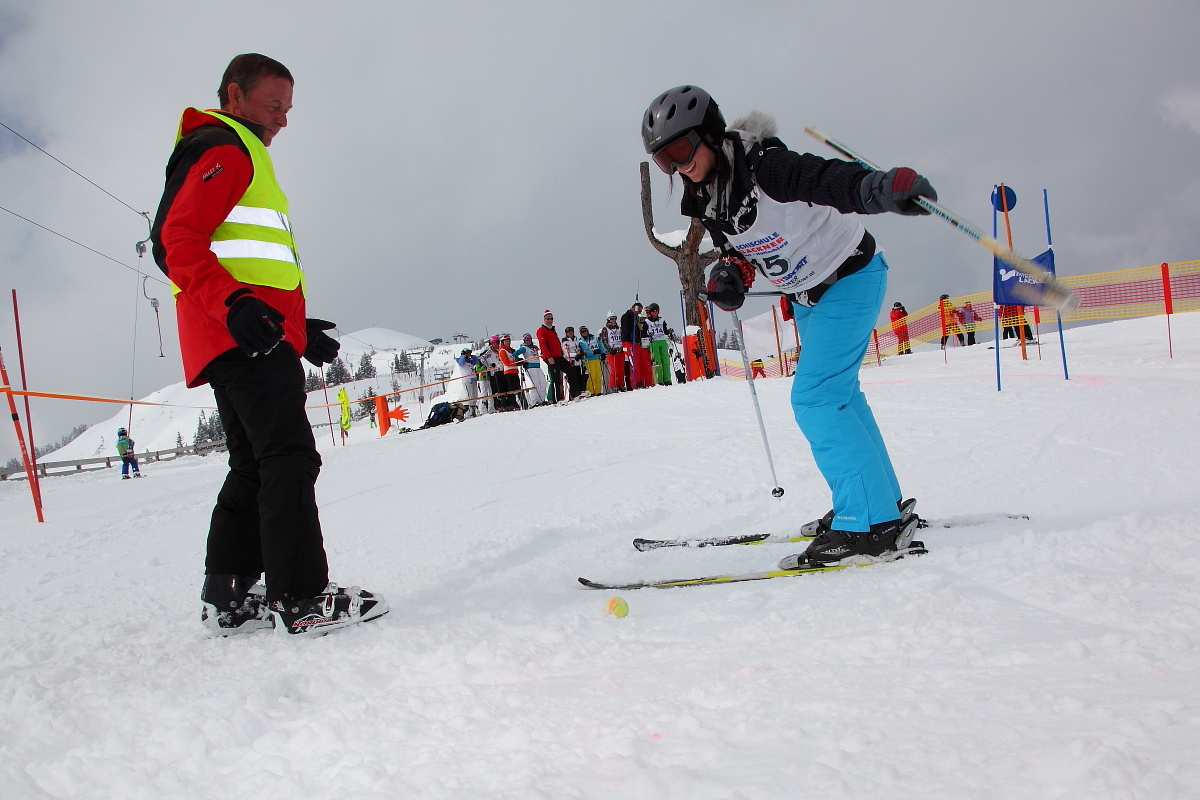 Auch Eishockey war für das Happy Power Lady Race notwendig