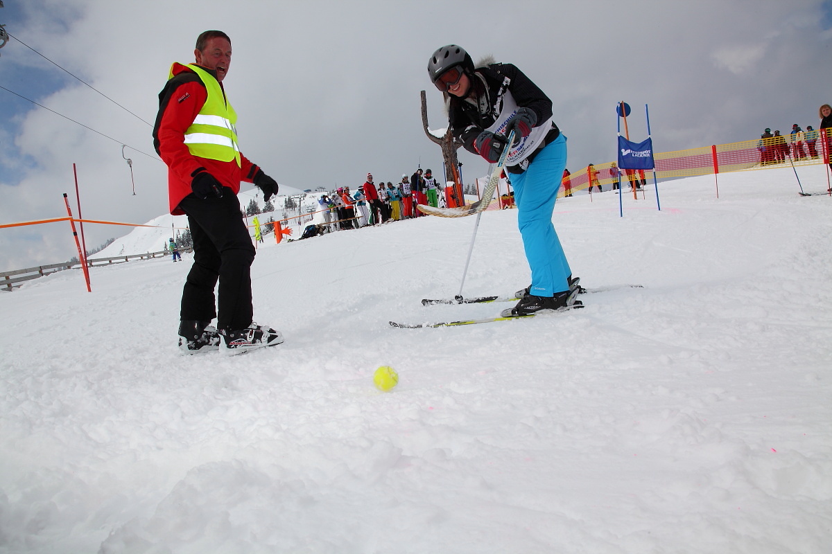 Auch Eishockey war für das Happy Power Lady Race notwendig