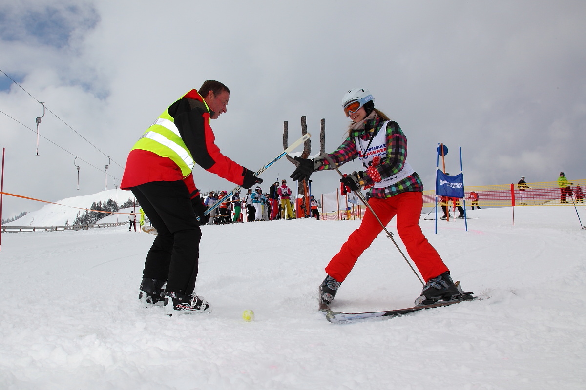 Auch Eishockey war für das Happy Power Lady Race notwendig