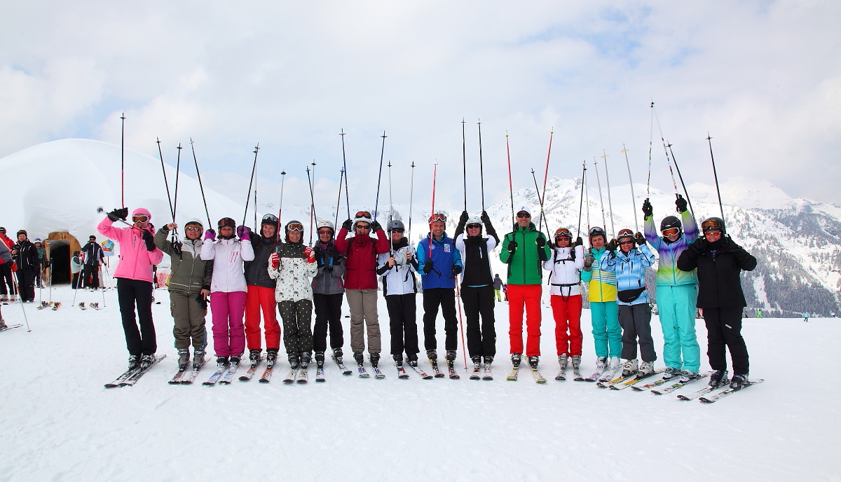 Diese Gruppe freut sich auch schon