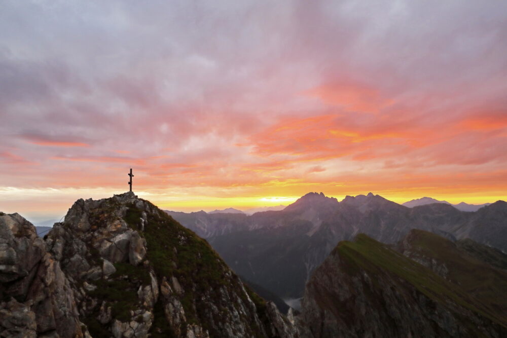 Morgenrot am Draugstein