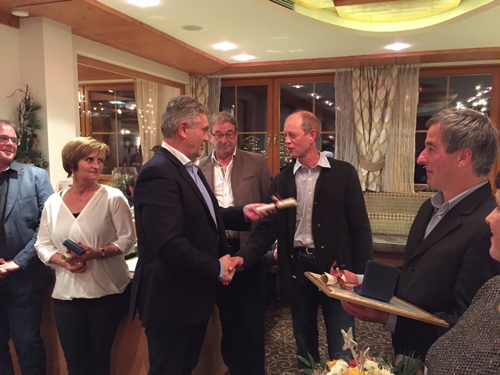 Ehrung von Alois Andexer