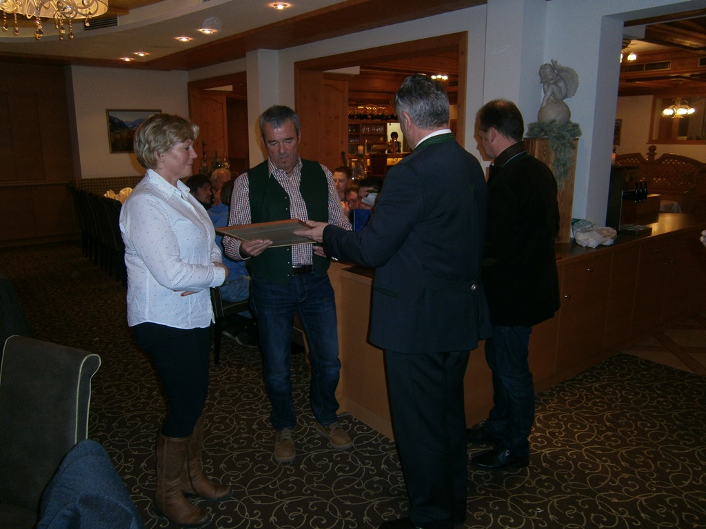 25jähriges Dienstjubiläum bei den Großarler Bergbahnen - Mitarbeiterehrung im Jahr 2013