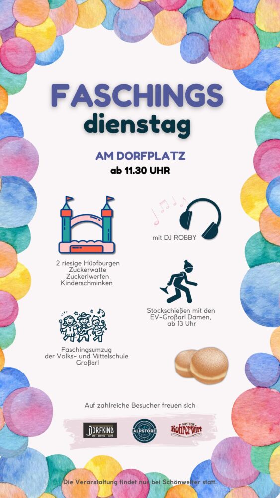 Fasching am Dorfplatz