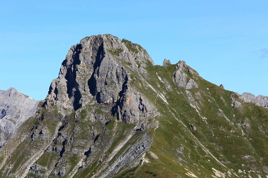 Blick zum Draugstein - hier wird später mein Weg hinaufführen