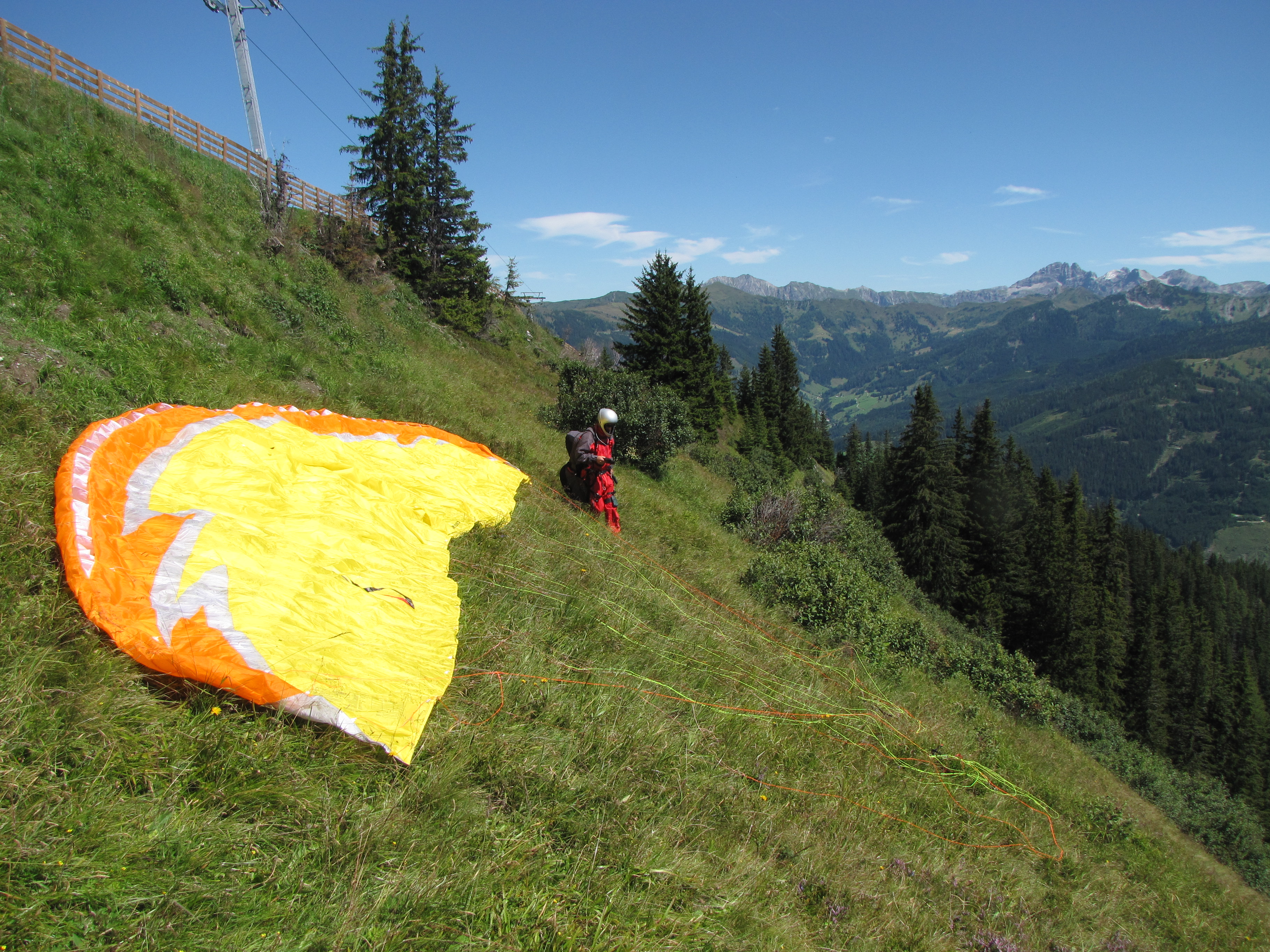 Startplatz Richtung Süden
