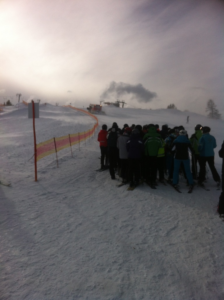 Ohne Warten gings bei dieser Anzahl leider nicht ab