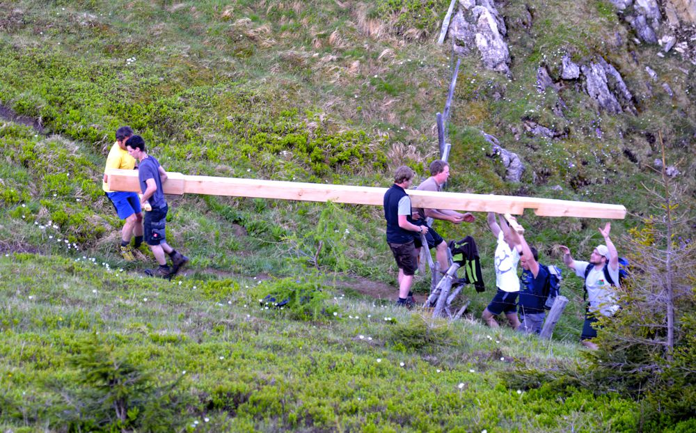 Das Kreuz auf dem Weg zum Saukarkopf