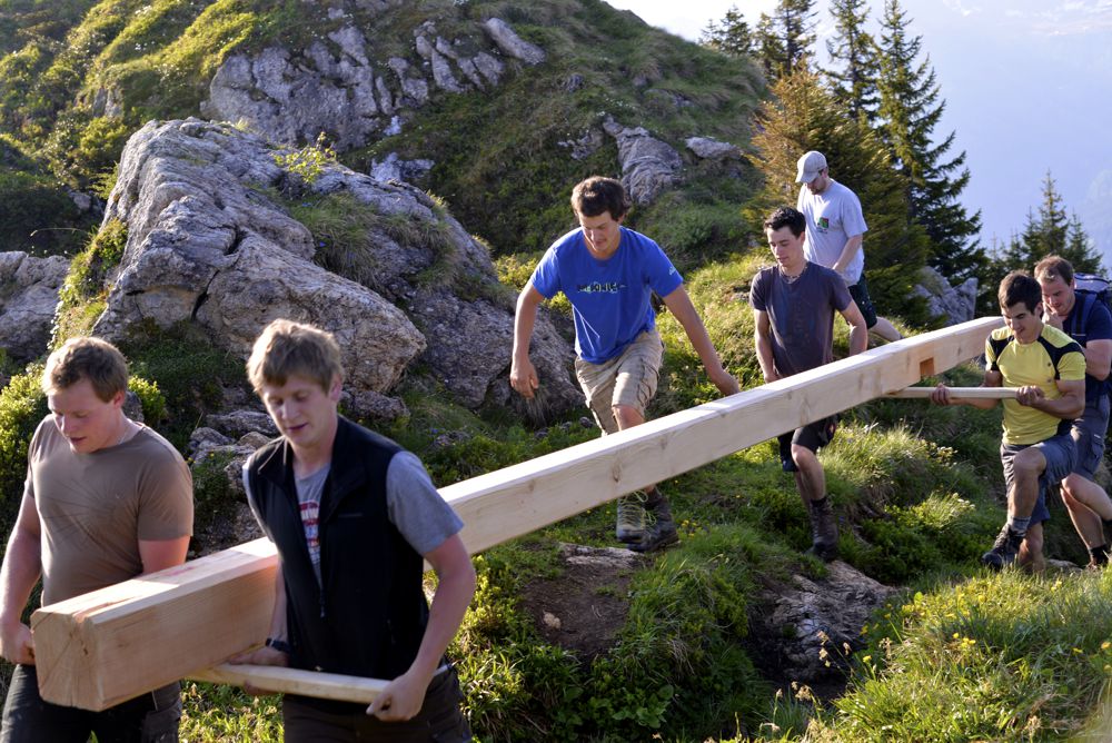 Das Kreuz auf dem Weg zum Saukarkopf