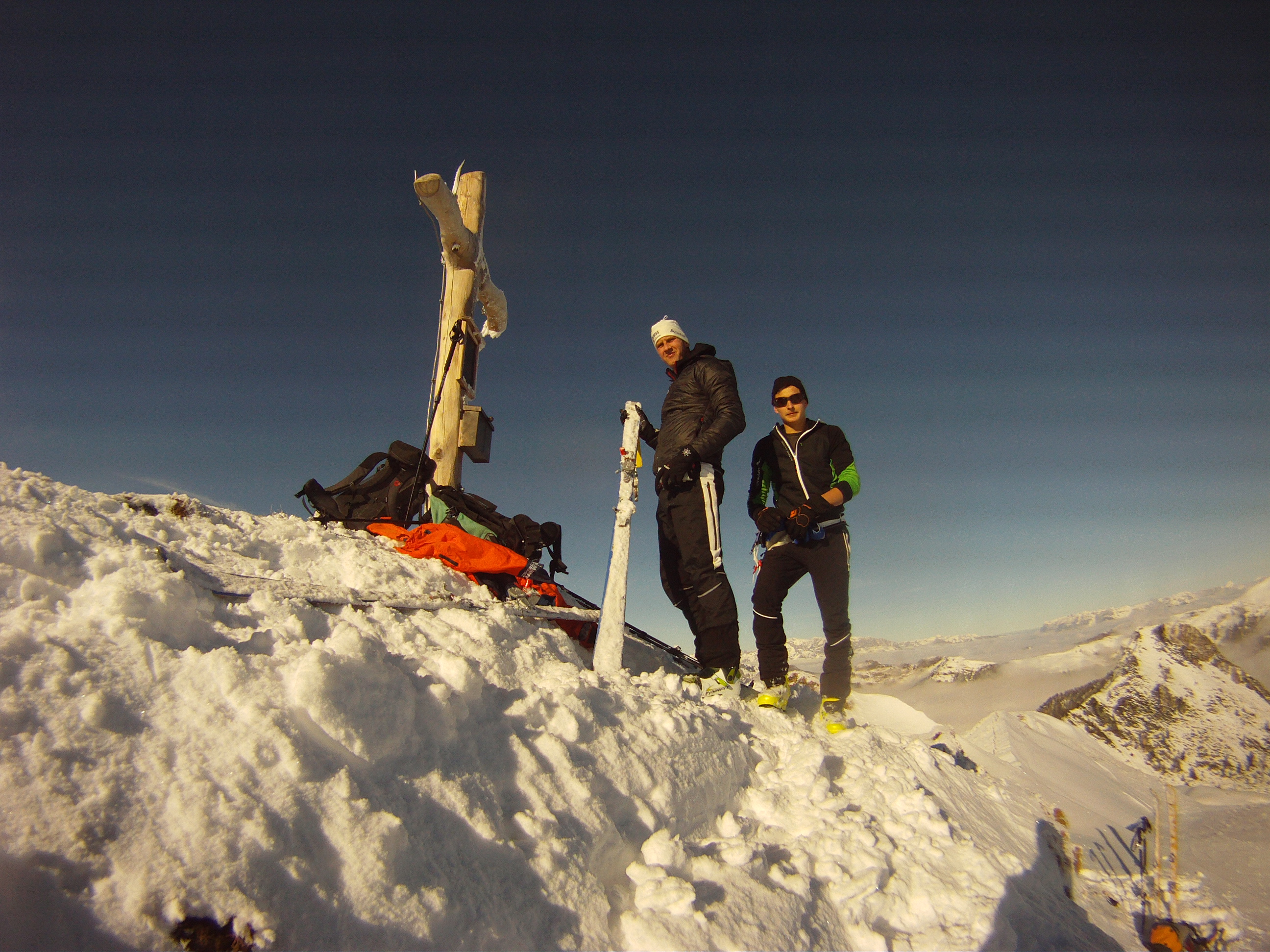 Am Gipfel des Filzmooshörndls