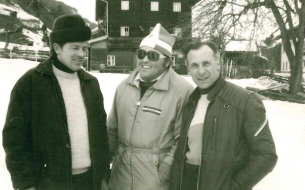 Bergbahnen Gründungsgeschäftsführer Peter Seer, Richard Lackner und Anton Knapp (vlnr)