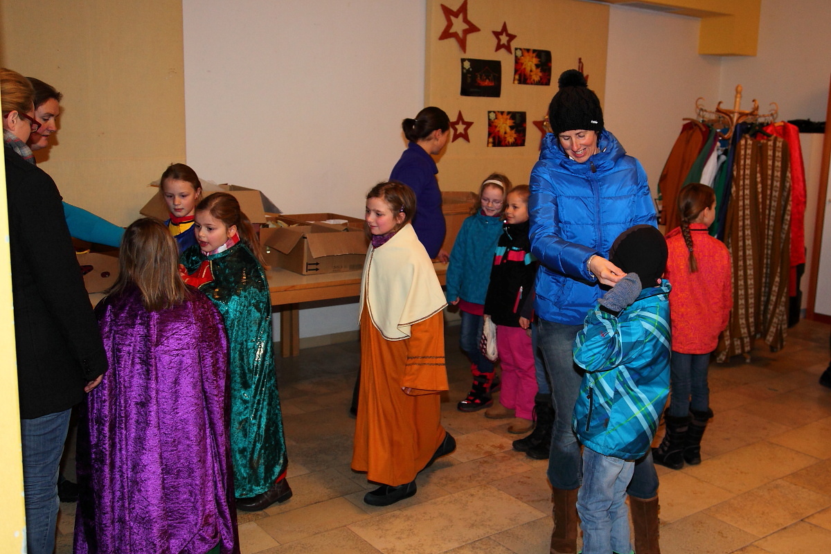 Jetzt geht´s ans Anziehen