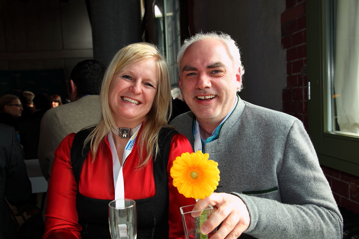 Unsere Freunde Martina und Hannes Riedlsperger vom Hotel Ritzenhof in Saalfelden waren auch unter den Preisträgern.