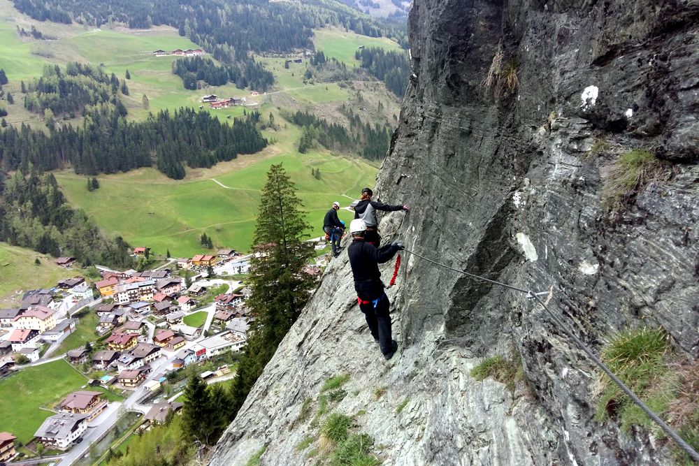 Übungsklettersteig "Gletschergoas"