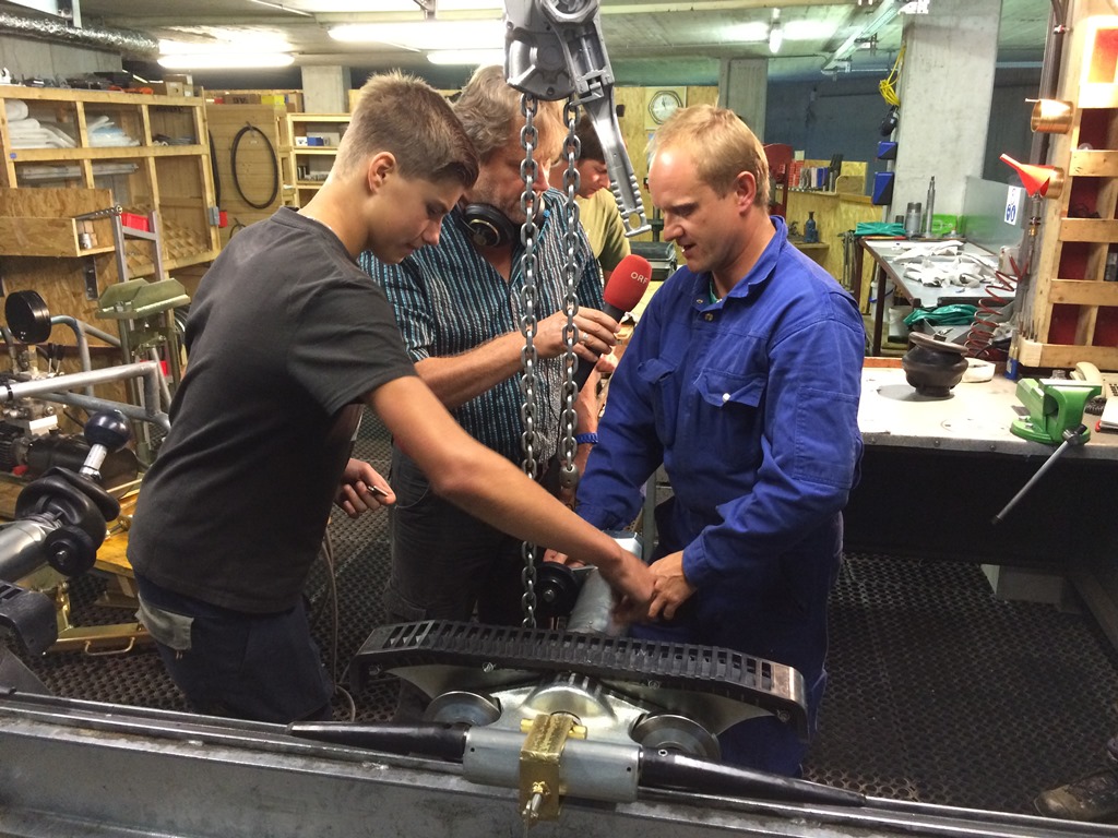 Klemmenrevision bei der 6er Sesselbahn Kreuzkogel