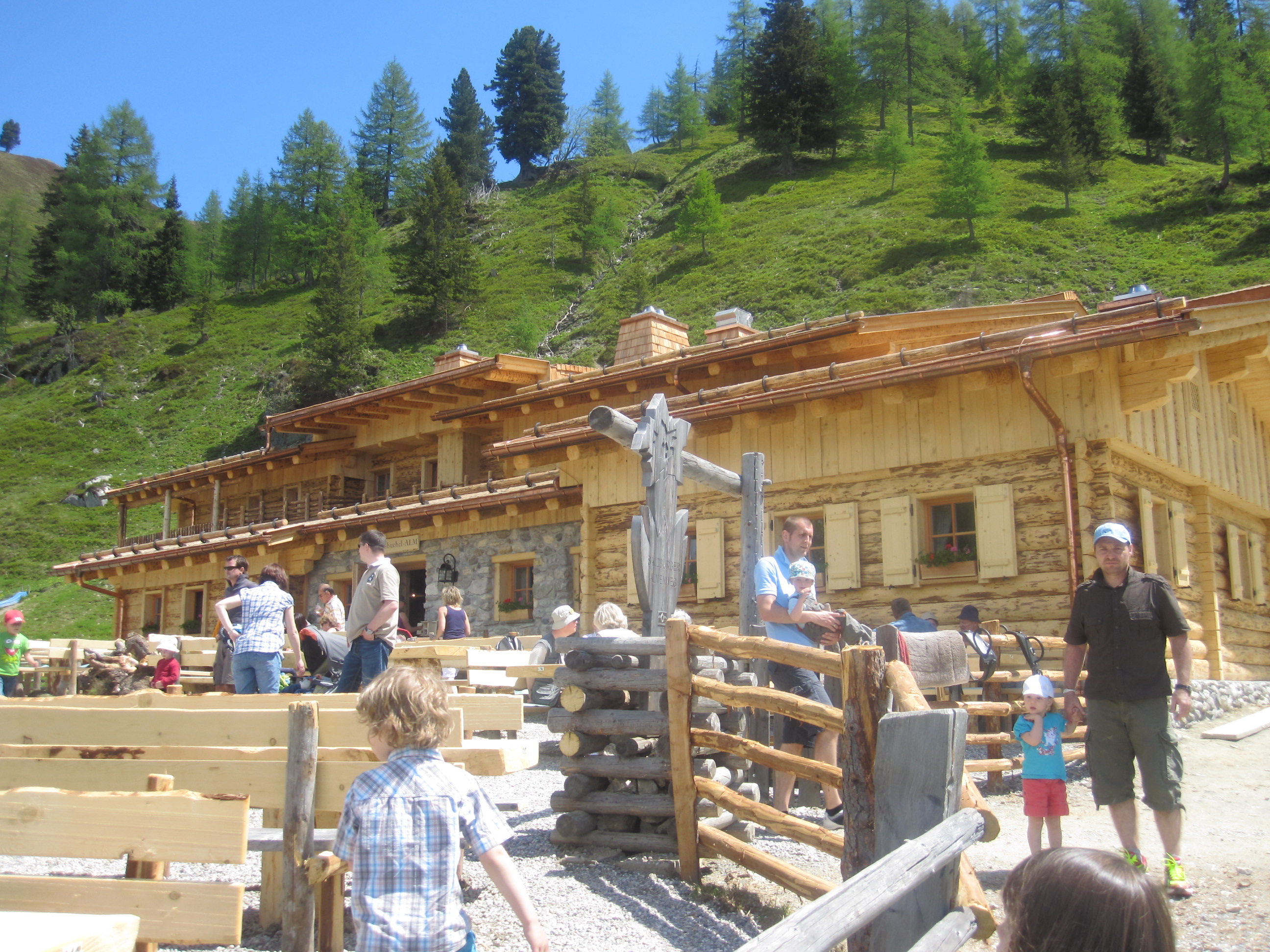 Die neue Loosbühelalm ist gut gelungen