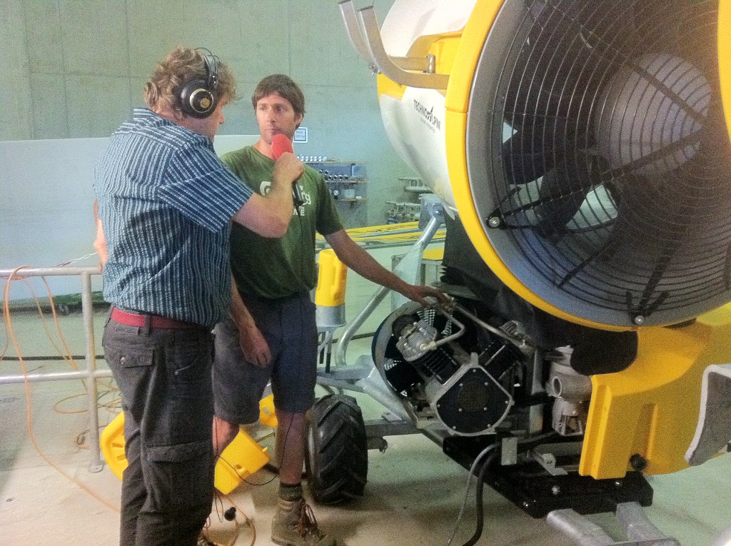 Erläuterung des Schneeerzeugers