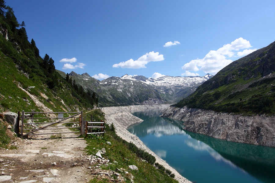 Almtor am Maltastausee