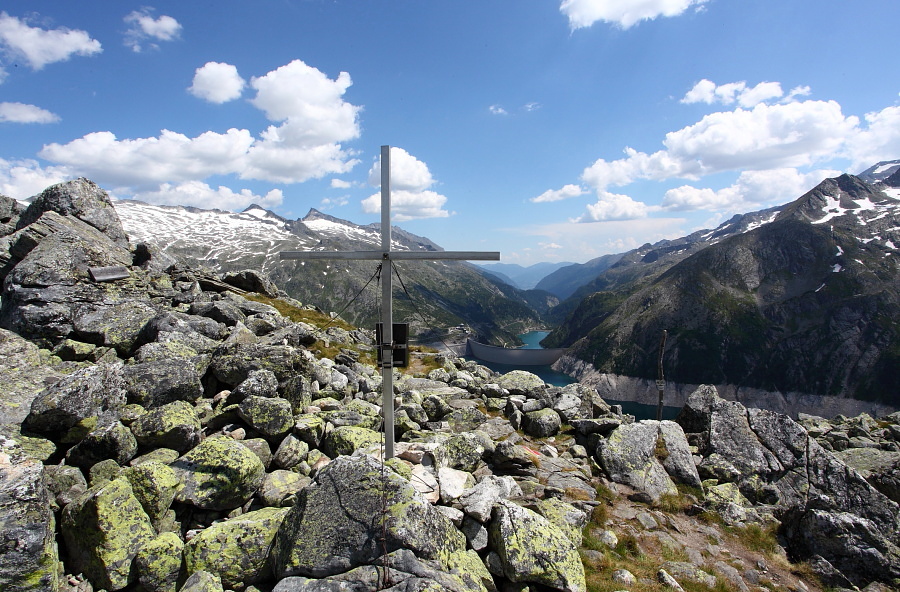 Arlscharte - Blick auf den Maltastausee und die Kölnbreinsperre