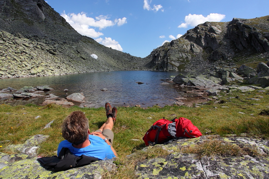 Rast am Pfringersee - So viel Zeit muss sein.