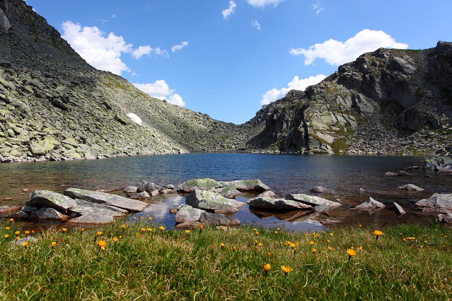 Pfringersee - Blick zur Arlscharte