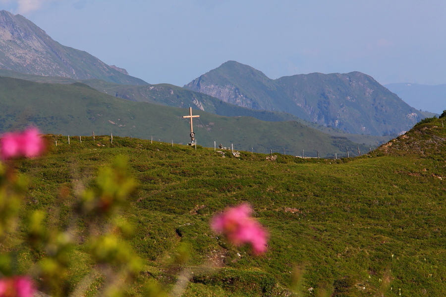 Blick zum Hühnerkarsattel
