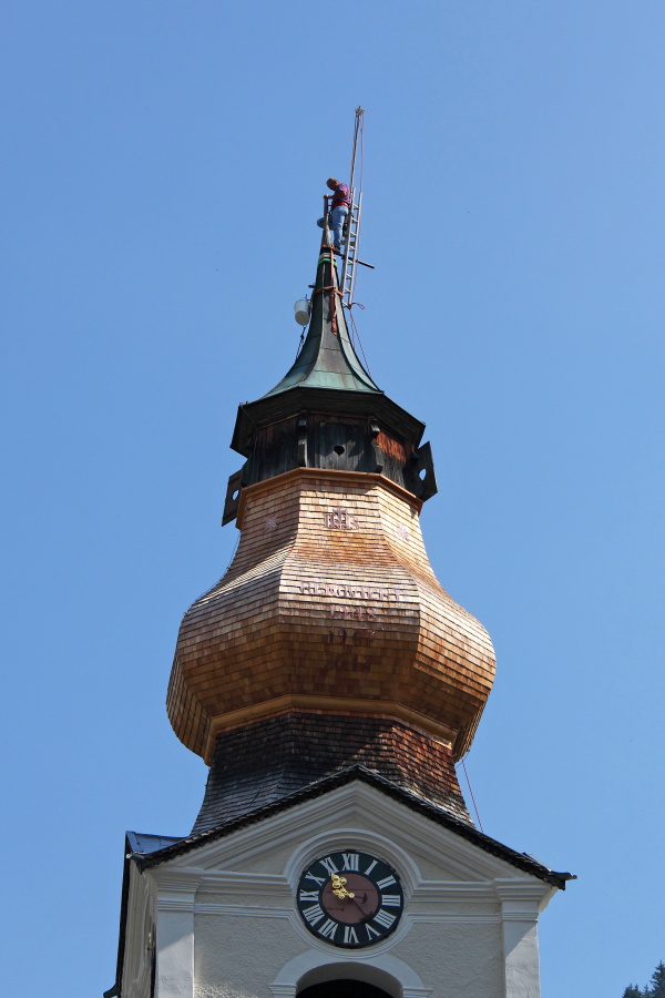 Am Turm ist alles vorbereitet
