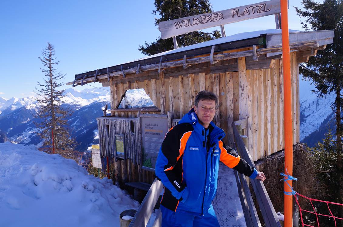 Fast täglich genießt Klemens Aichhorn die gigantische Aussicht vom Wildererplatzl aus