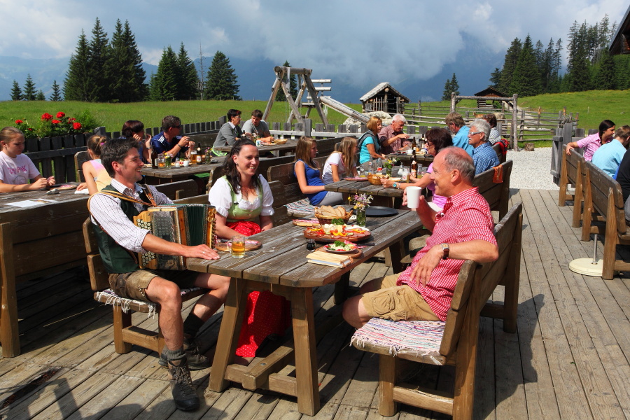 Gespräch an der Unterwandalm