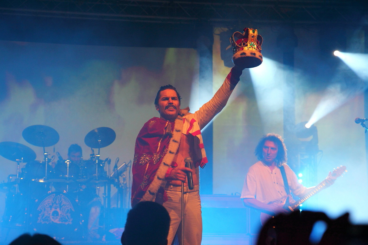 Queen Revival Band bei der Welcome-Party