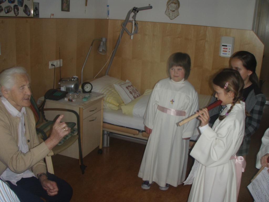 Gesungen und gespielt im Altersheim