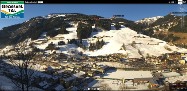 Panoramabild Großarl 03. 01. 2017