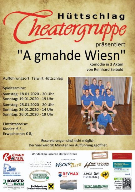 Plakat Theater Hüttschlag