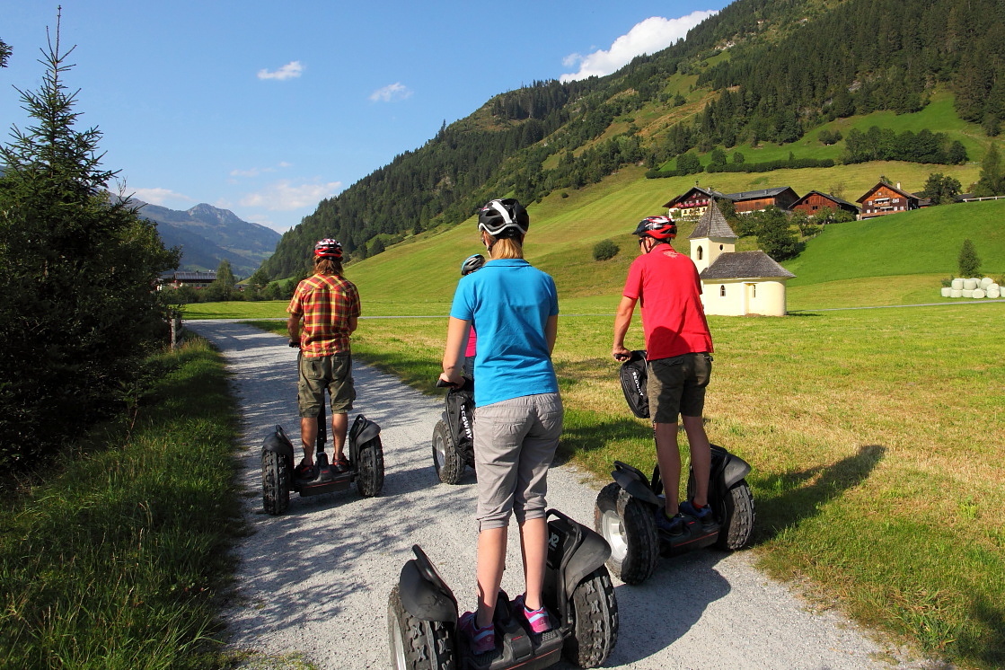 Segwayfahrt am Radweg