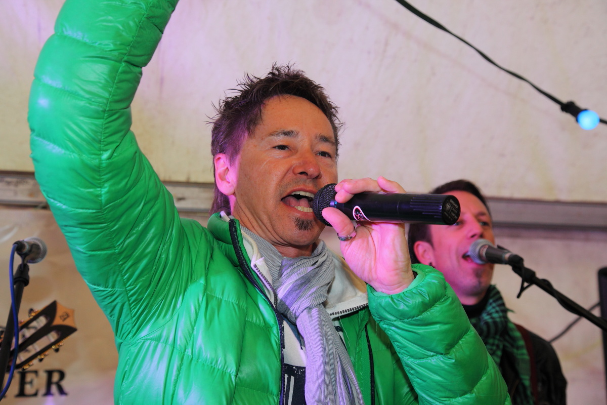 Moderator Gary Stütz gab wie immer Vollgas